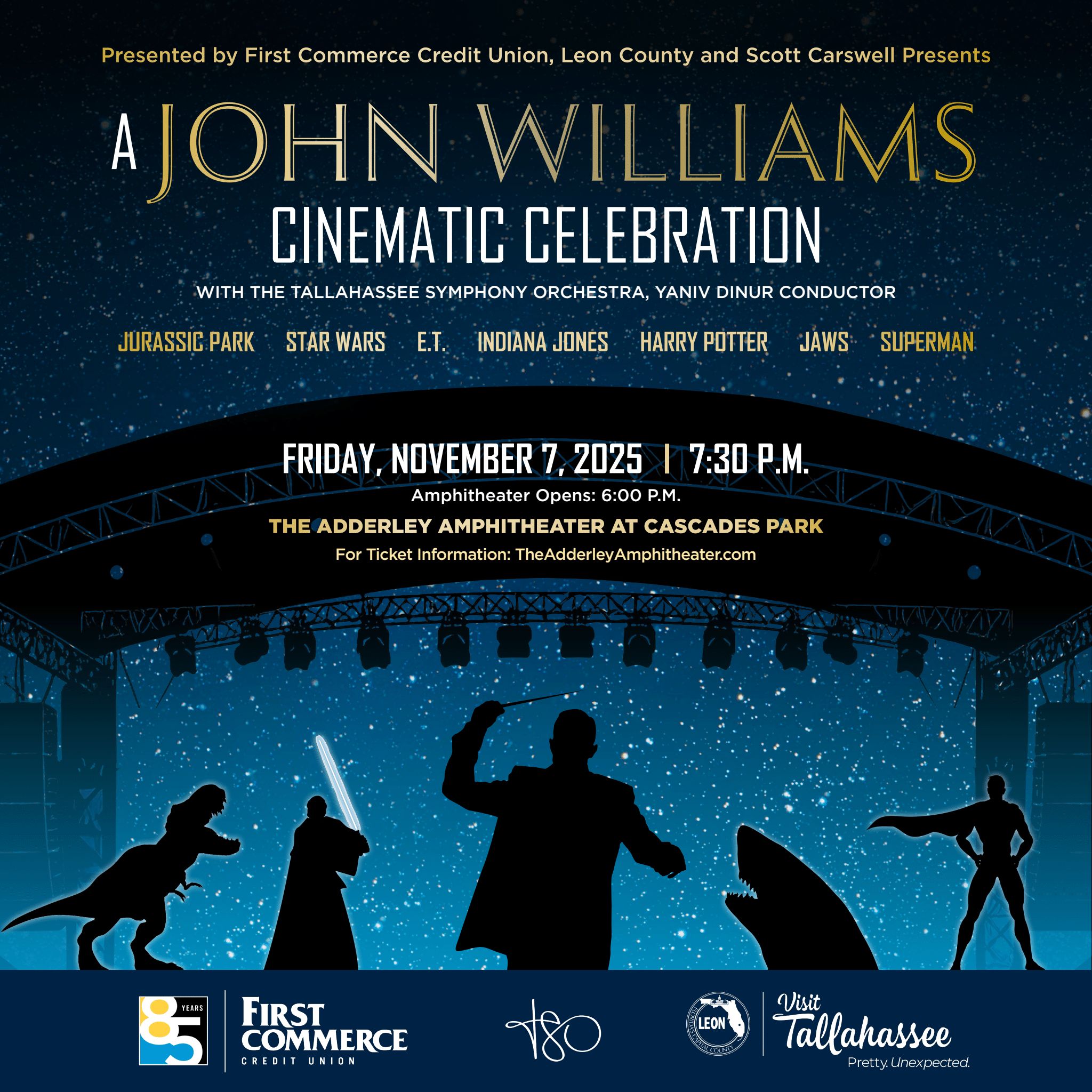 A JOHN WILLIAMS CINEMATIC CELEBRATION With The Tallahassee Symphony Orchestra