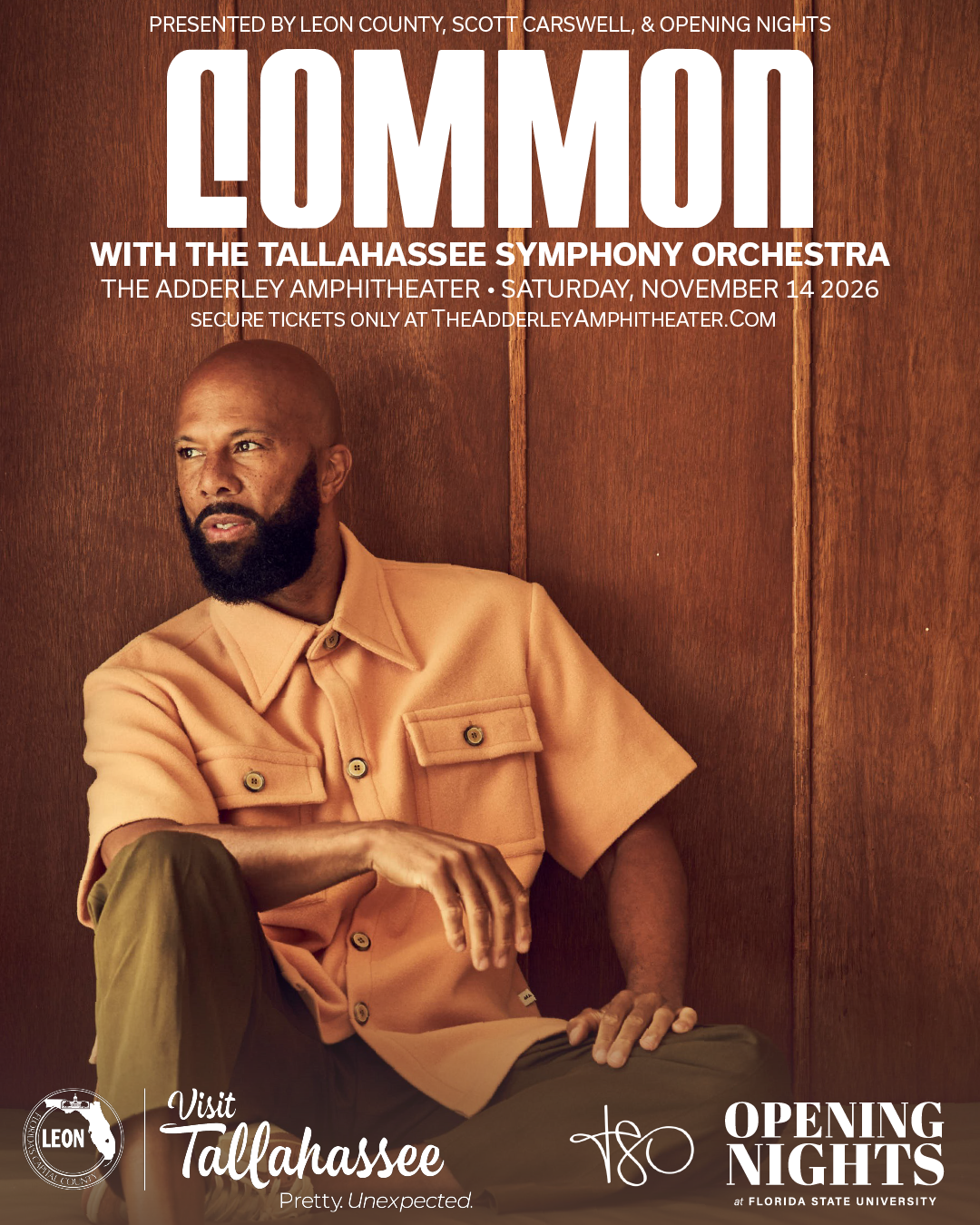 COMMON With The Tallahassee Symphony Orchestra